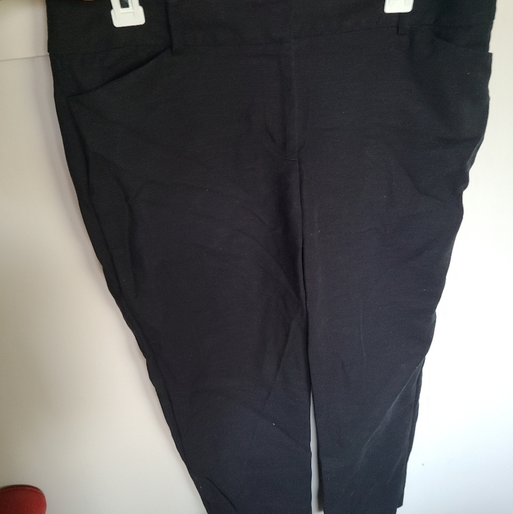 Ann Taylor Curvy black ankle pants, EUC 10 - Picture 3 of 3